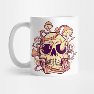 Mushrooms Skull Mug